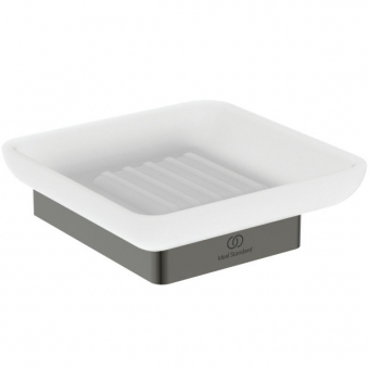 Muilinė Ideal Standard Conca su laikikliu, Magnetic Grey 